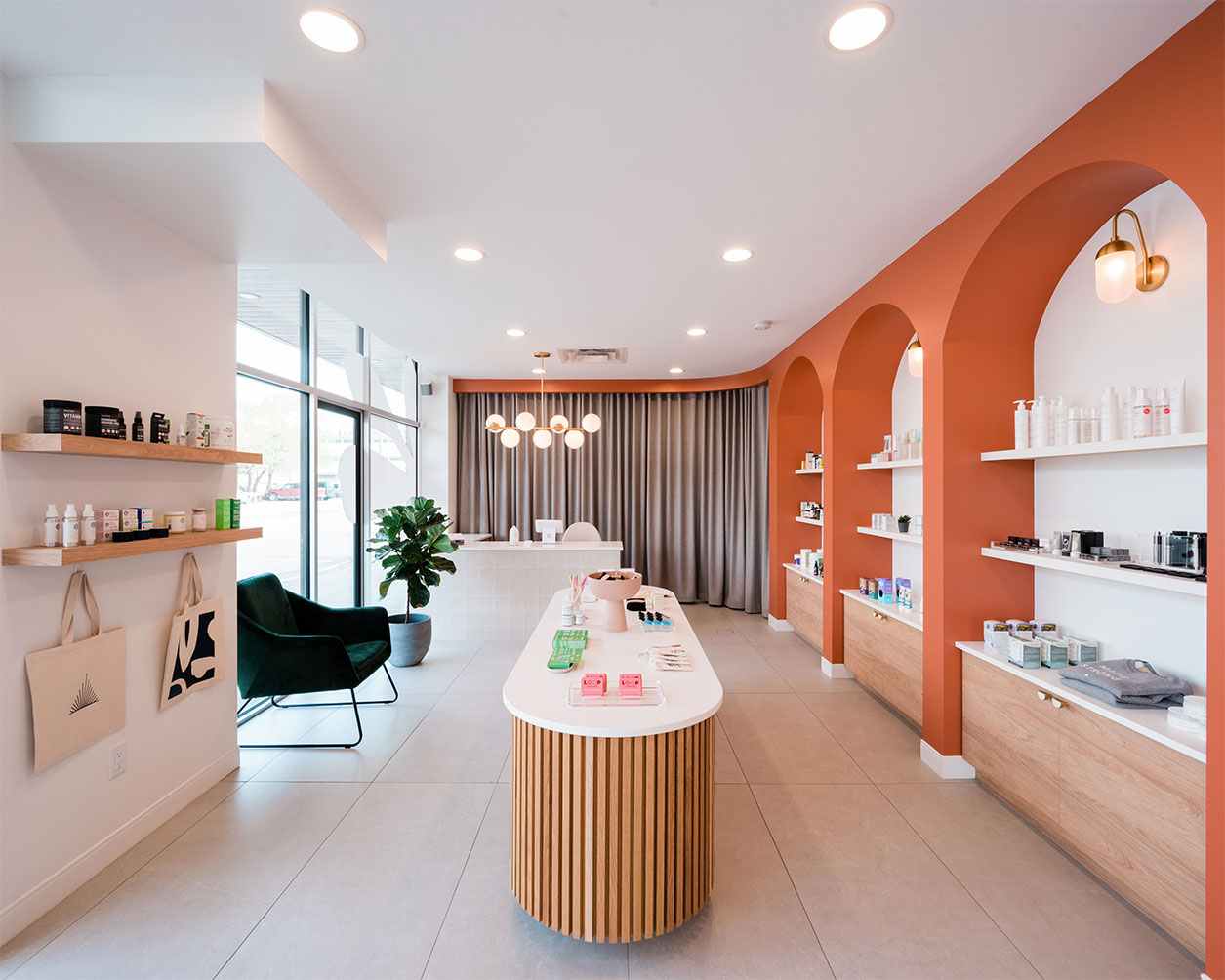 Fortify wellness store interior