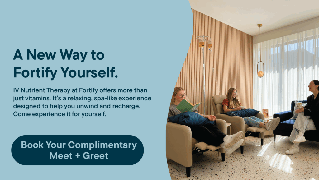 Come visit the IV Nutrient therapy suite at Fortify Wellness in Winnipeg 